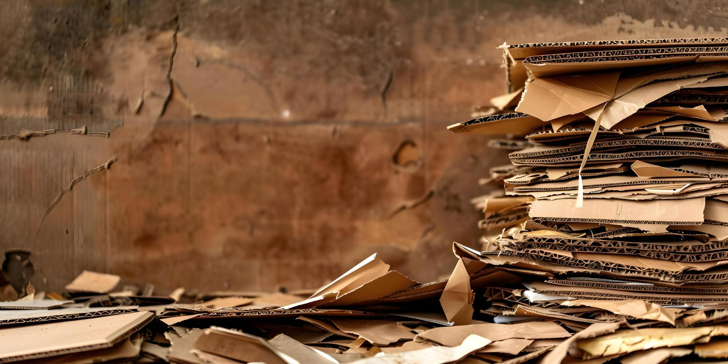 Waste paper recycling materials