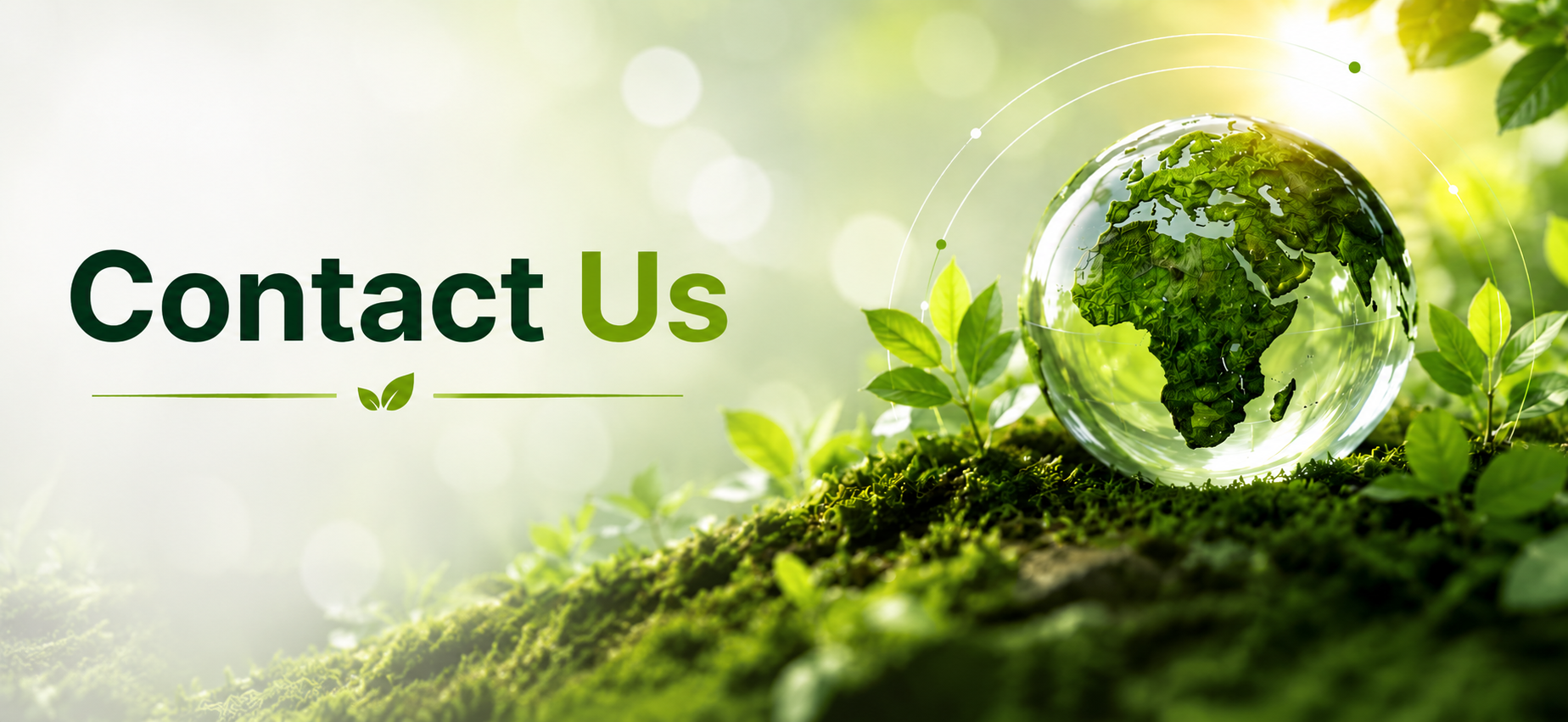 Green Earth Commodity Contact Us Banner