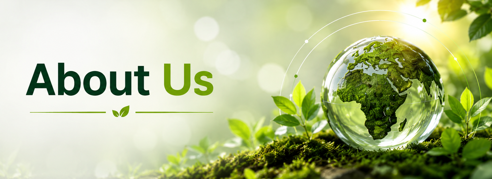 Green Earth Commodity About Us Banner