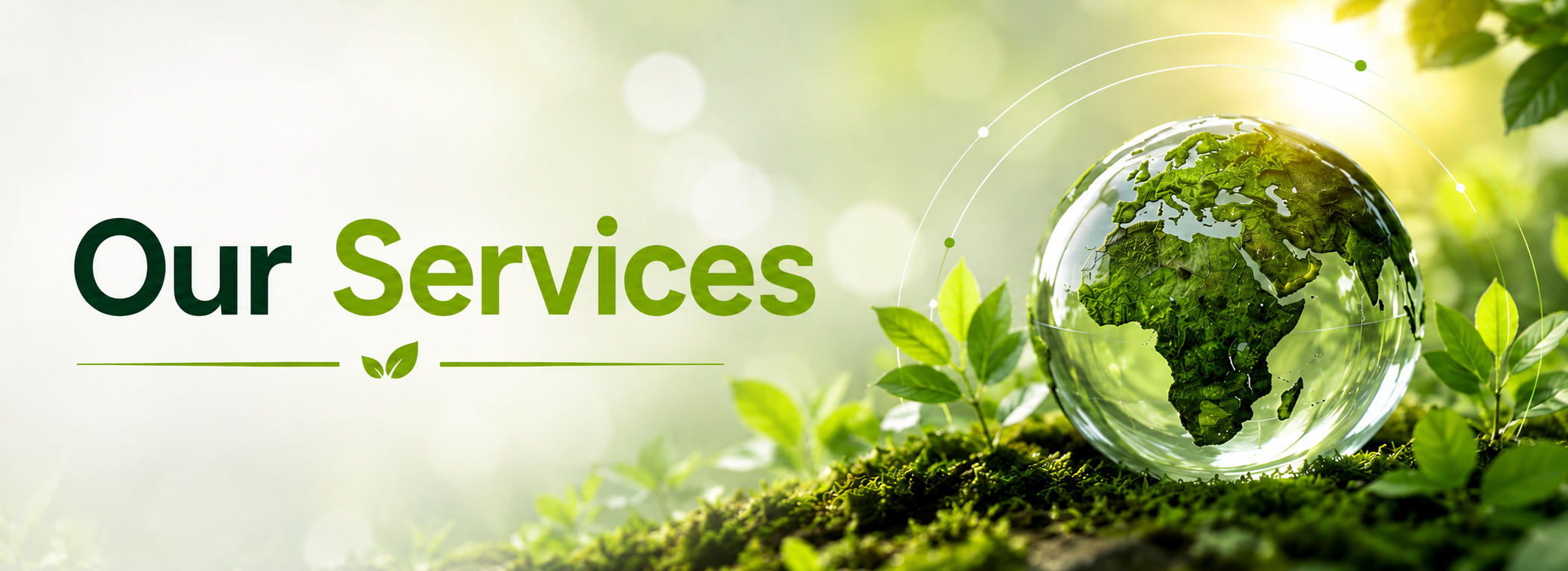 Green Earth Commodity Our Services Banner